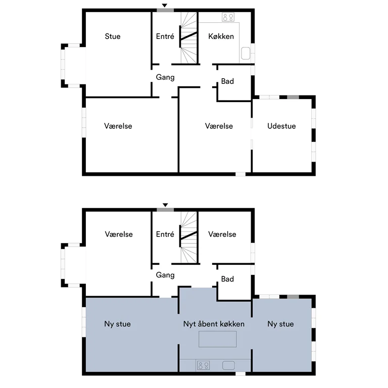 renovering af murermestervilla plantegning